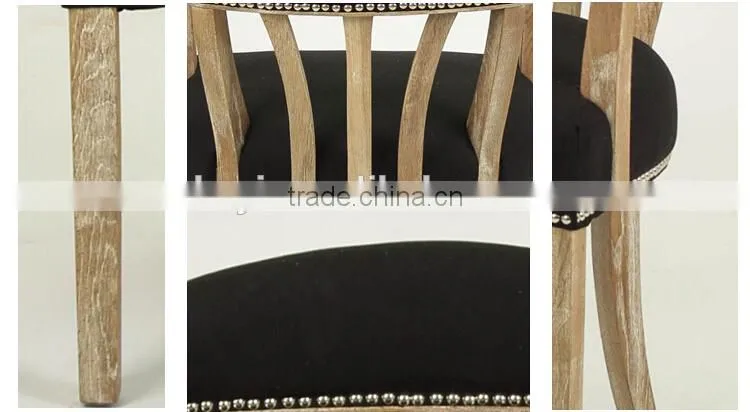 home furniture used for sale nailhead design living room chair/fabric wooden armchair(CH-262-OAk)