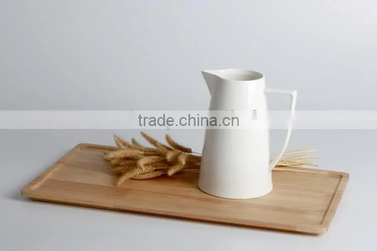 white durable fine China ceramic water jug
