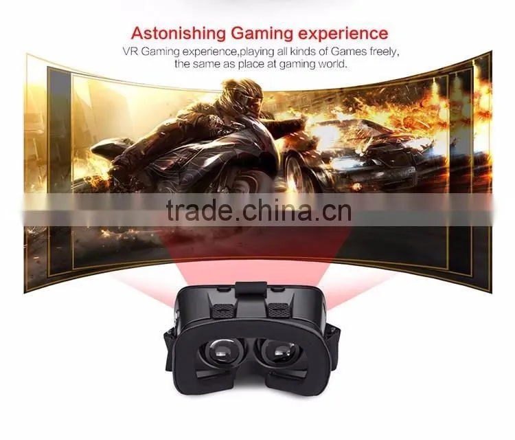 New Technology Google Cardboard 3D VR box Virtual Reality Video Game VR Glasses+Bluetooth Gamepad
