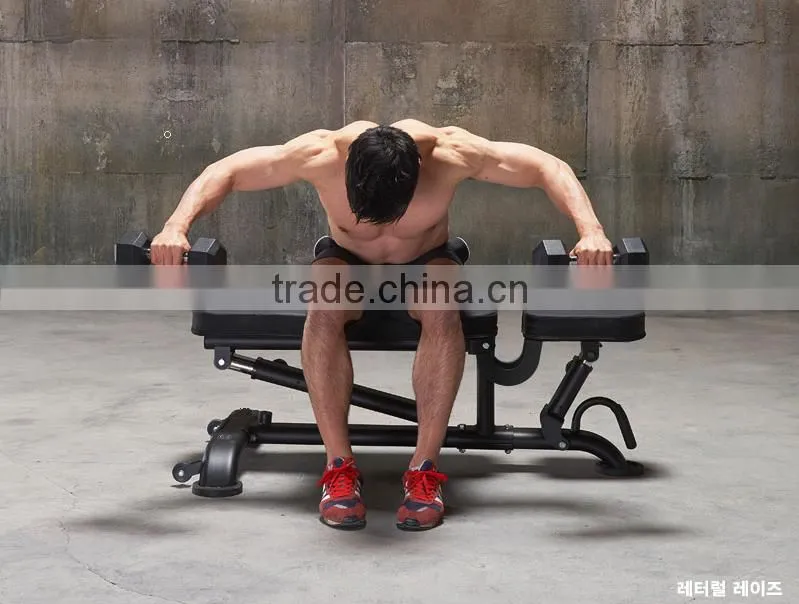 Solid Commercial Grade Bench/ Gym Equipment/ Rack
