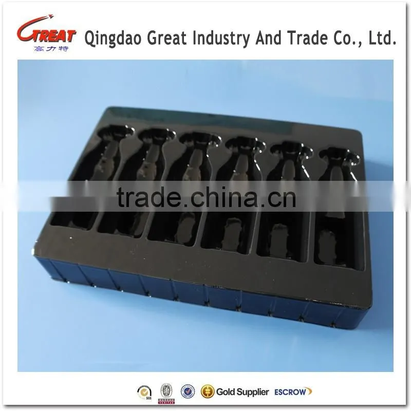 Plastic Beer packaging tray clamshell bilster packaging tray
