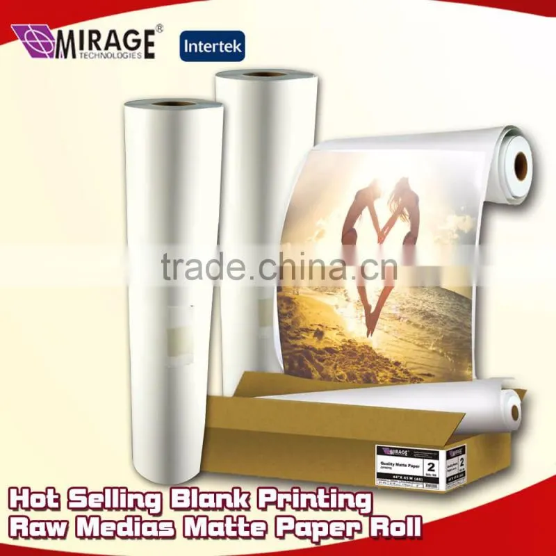 Hot Selling Blank Printing Raw Medias Matte Paper Roll