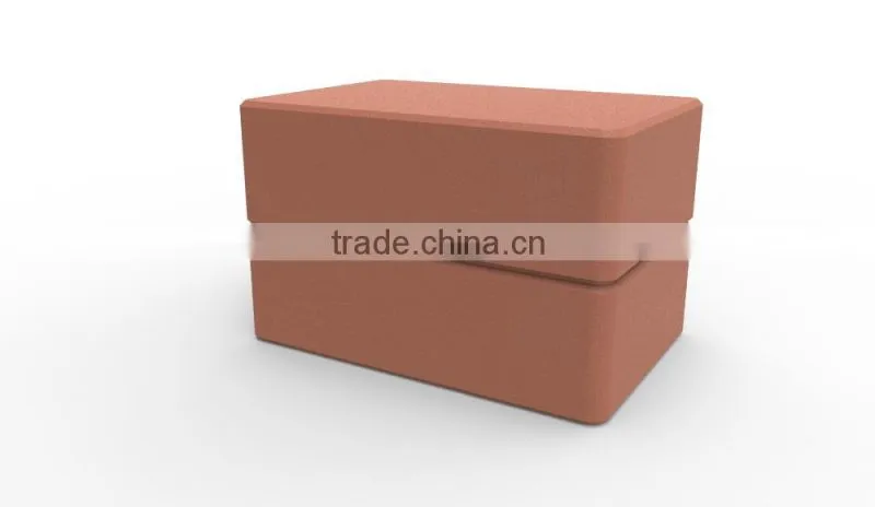 Fitness Equipment Wholesale Custom Printing Eco-Friendly Natural Cork Yoga Block