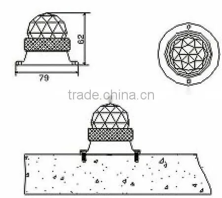 HD-DZ0201 LED 3W fairground light IP66