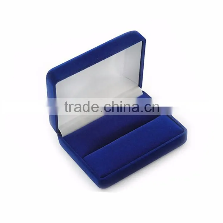 Best selling high quality engagement custom velvet style ring box