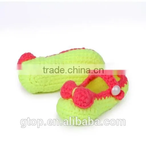 Wholesale Baby Handmade Crochet Shoes Supplier for 1-10 months old S-0010