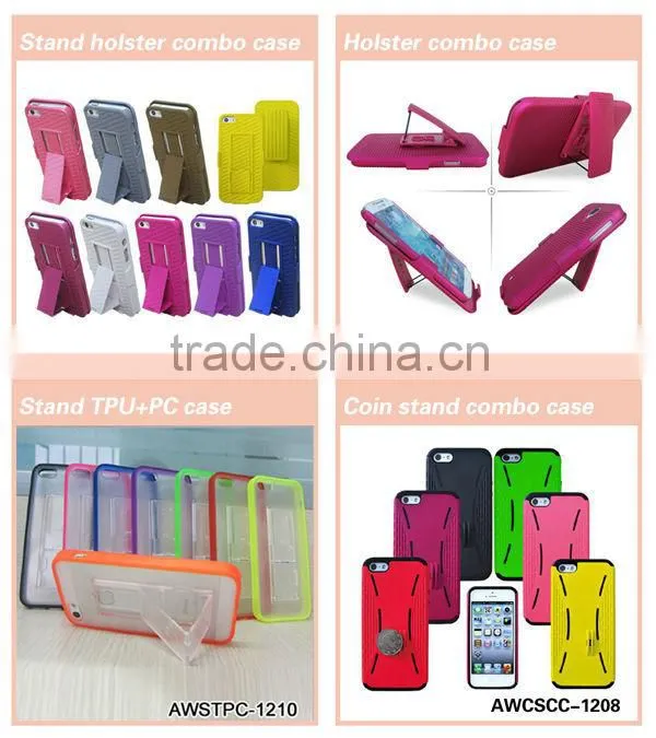 Hybrid TPU+PC Mobile Phone Case for Apple iPhone 5