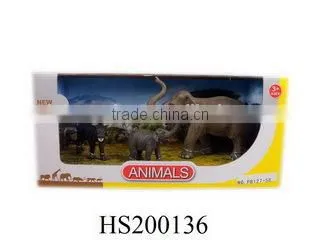 Plastic animal toys White Tiger set