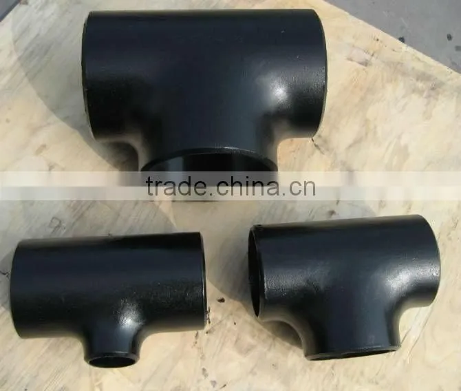 high quality ansi b16.9 astm a106 carbon steel tee