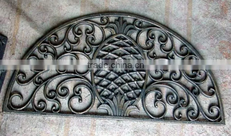 cast iron decorative metal doormat