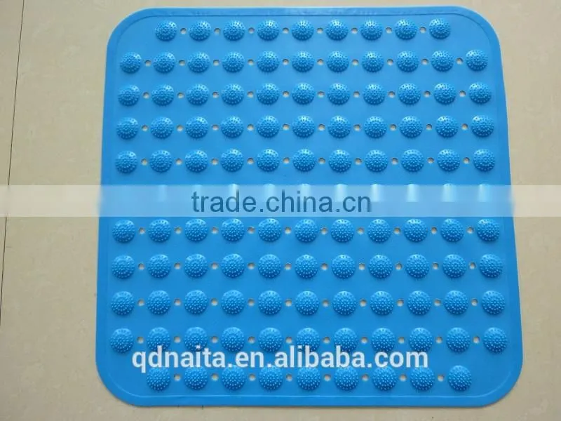 colored beads pvc Bath mat