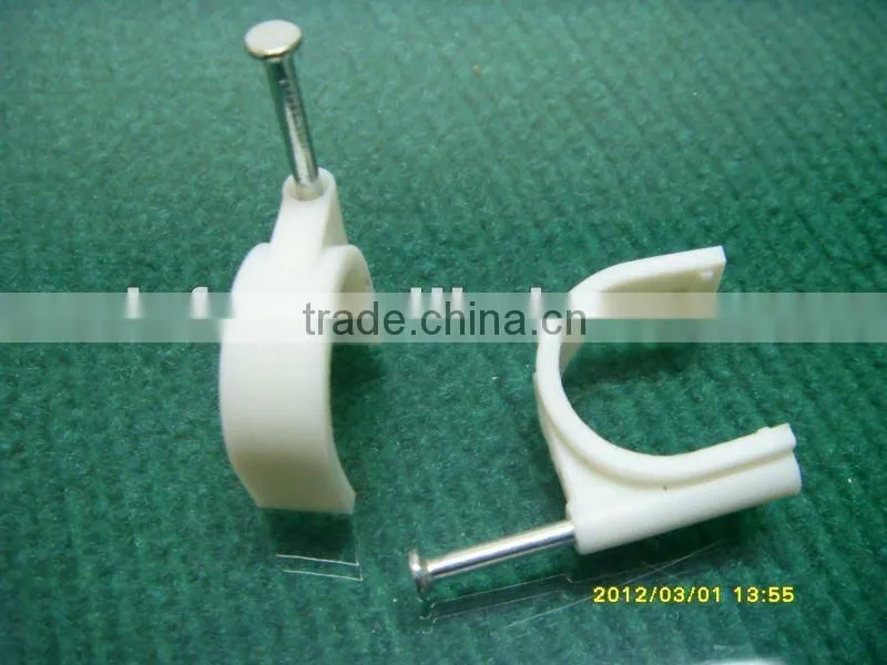 Adhesive cable clip/ wire nail cable clips