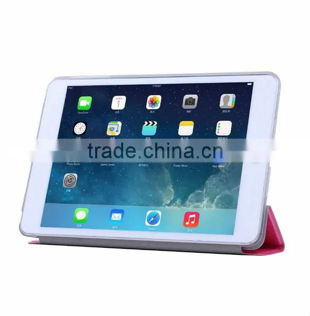 2014 new product PU leather case supplier untra thin case for apple ipad mini 2 D0111