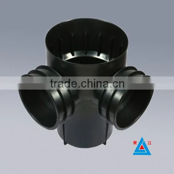 DN500 inspection plastic underground sewer pipe
