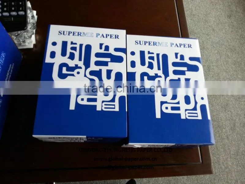 High quality100% virgin wooden pulp a4 white 80g copy paper- papers