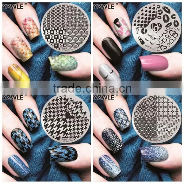 2016 Nail Art Stamp Image Plate Template Free nail art design template
