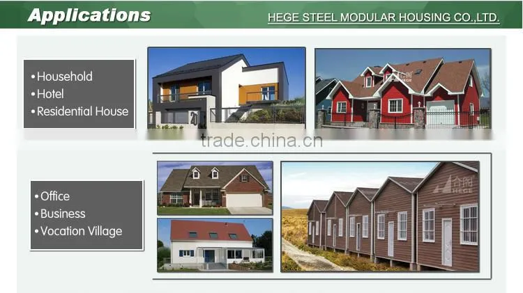 Low Price Light Steel Prefabricated Wooden House