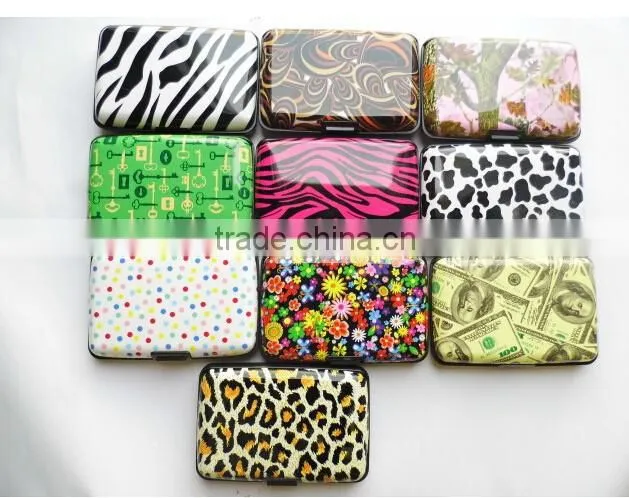 Waterproof Business ID Credit Card Wallet Holder Aluminum Metal Case