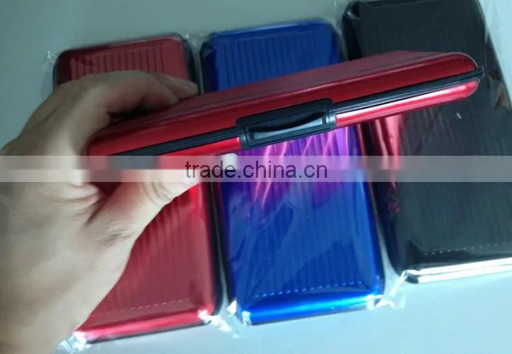 Waterproof Business ID Credit Card Wallet Holder Aluminum Metal Case