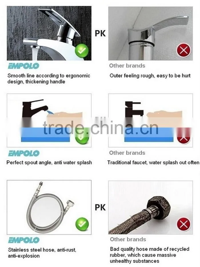 Ornate Bathroom Waterfall Wash Hand Basin Tap 12 1101