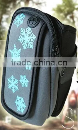 sport armband bag mobile phone arm case sport armband phone bag;polyester mobile phone arm bag for Iphone 4/5 or Samsung