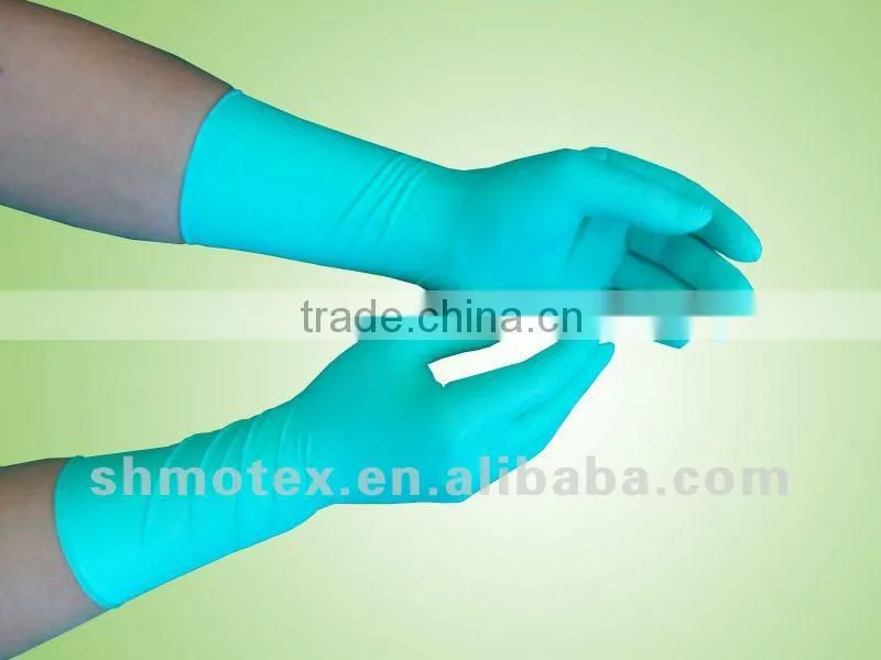 Anti allergic non latex non powdered gloves