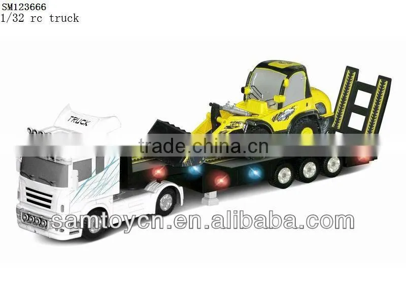 Kids friction toy logging trucks