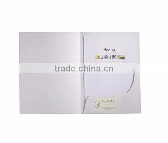 a4 two pocket folder, black paper folder