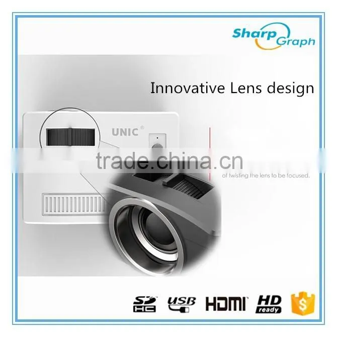 UNIC Cheap Pico Used Mini HD 1080P LED Projector with Battery Home Cinema Projectors