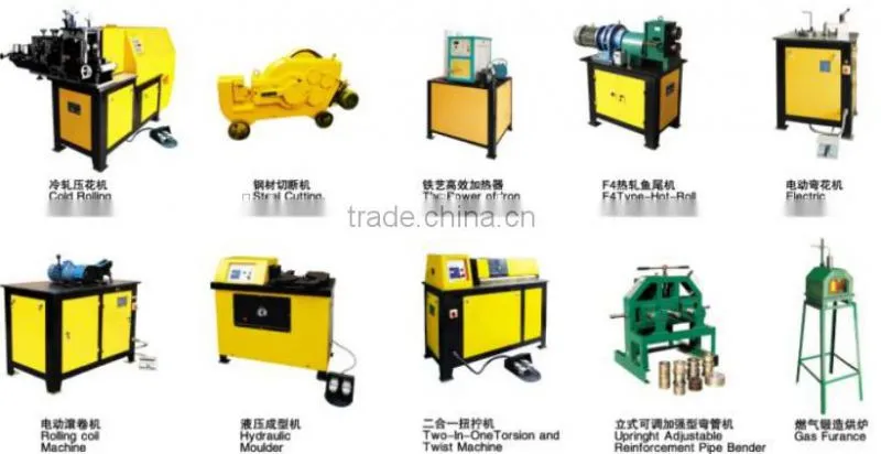 DN25C flat iron torsion and twisting machine