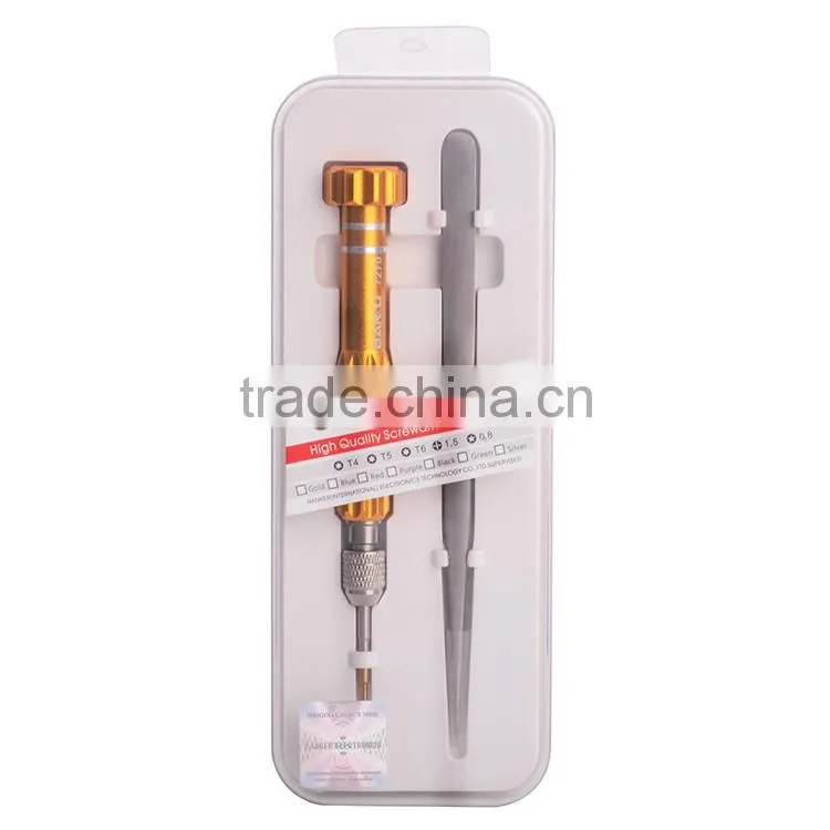 BAKU High Qualtiy Precision 2 In 1 Screwdriver Set With Tweezer Repairing Screwdrive Set BK-7270