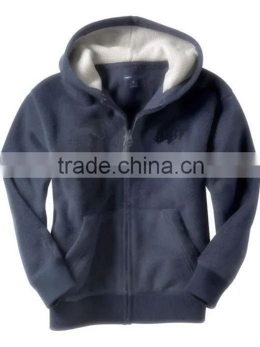 Men's long sleeves T/C french terry pullover hoody sweatshirt