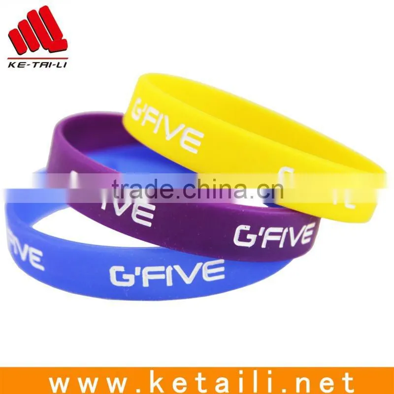 colorful sport silicone wristband for Christmas gift , we are manufacture