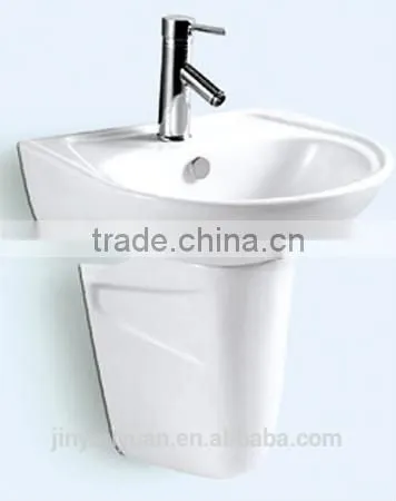 Y027 Oval Shape White Color Vitreous China Bath Wash Basins