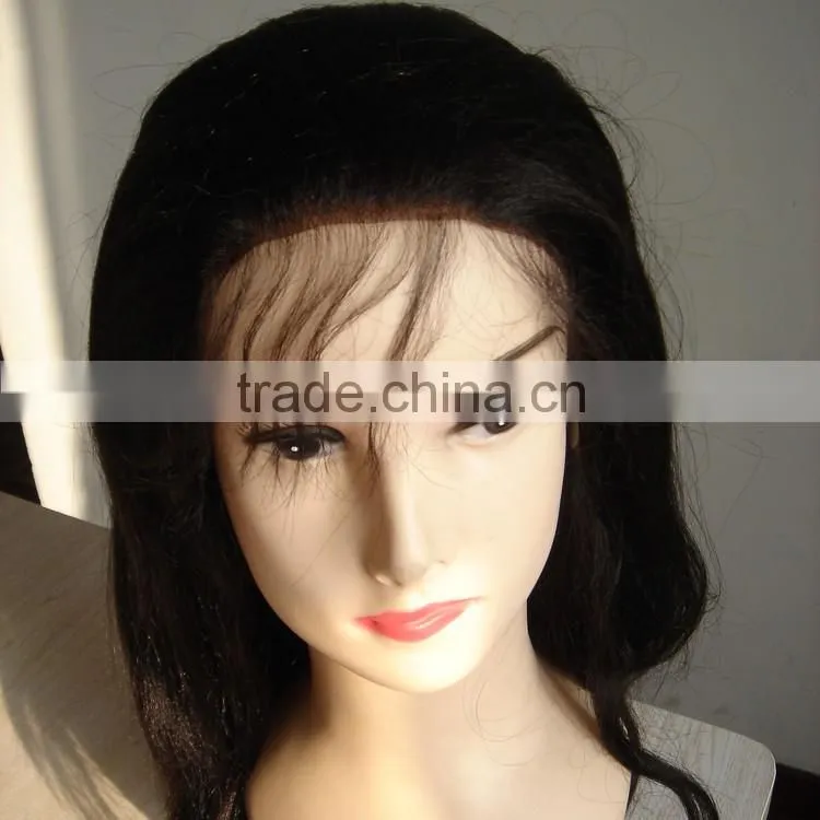human hair full lace wig afro kinky human hair wig wholesale european kosher wig