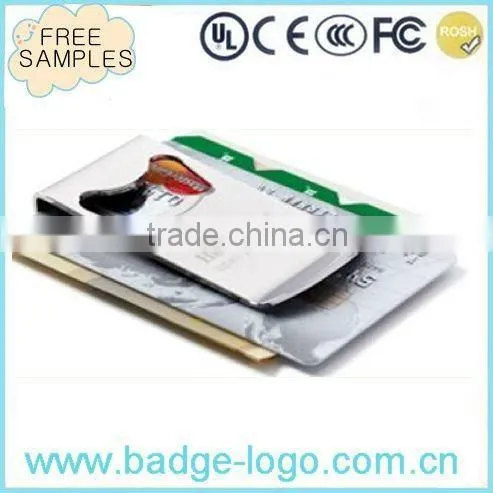 customized metal money clips credit card holder
