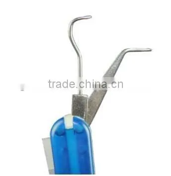 6 function foldable travelling dental pick