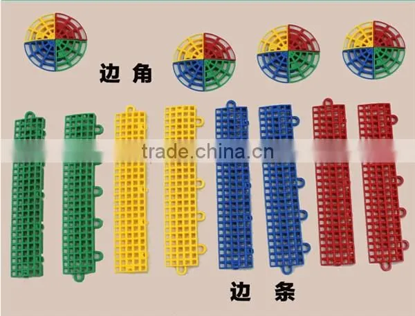 Cheap And Solid Plastic Interlocking Floor Tlie/Mat