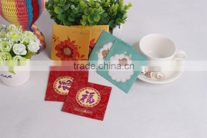 Custom made chinese new year red envelope money gift envelopes