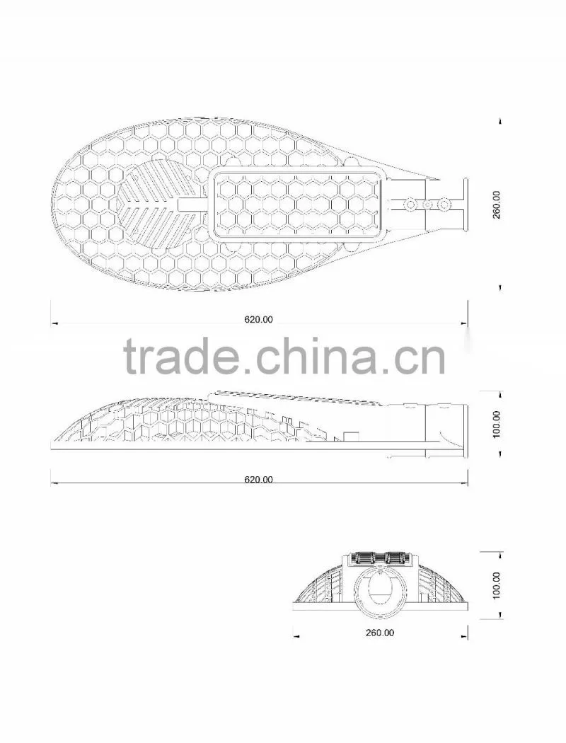 New Design Street Light Led 50w With Meanwell Driver