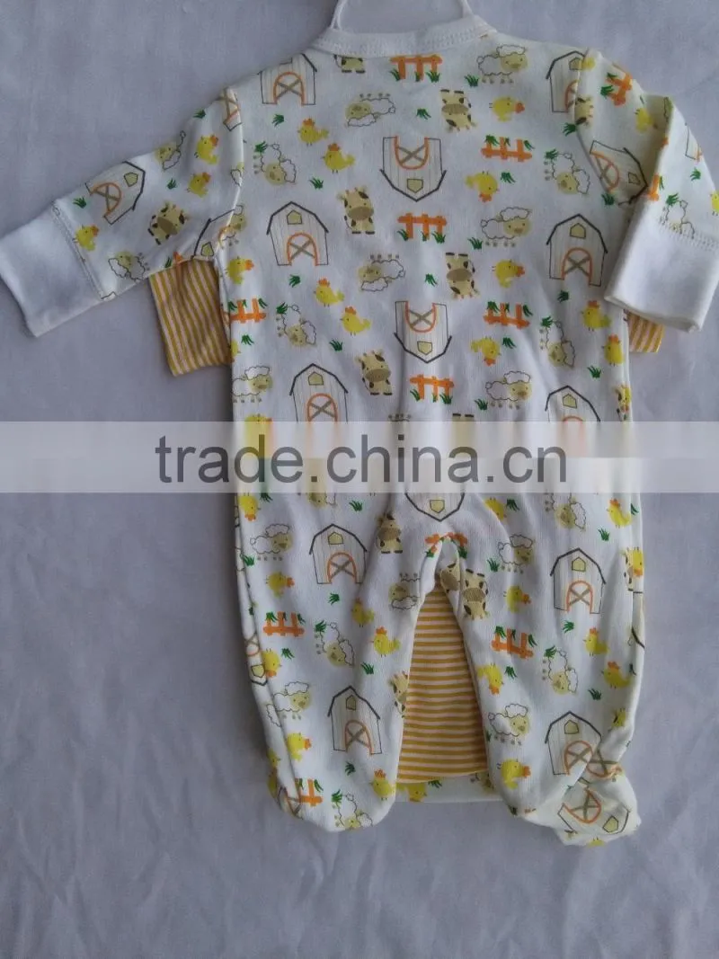 100%cotton newborn baby clothes,5pcs set baby clothes