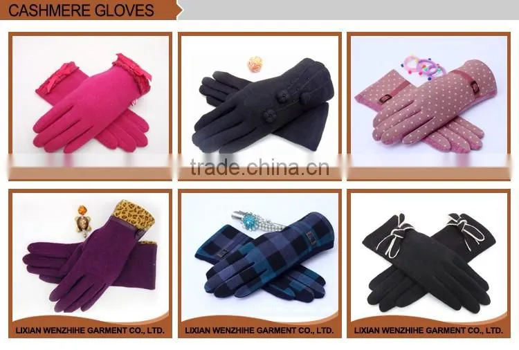 AB Grade Ladies Leather Gloves UK With Dacron Fiber