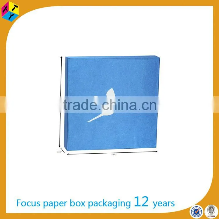 Blue high quality paper packaging watch boxes
