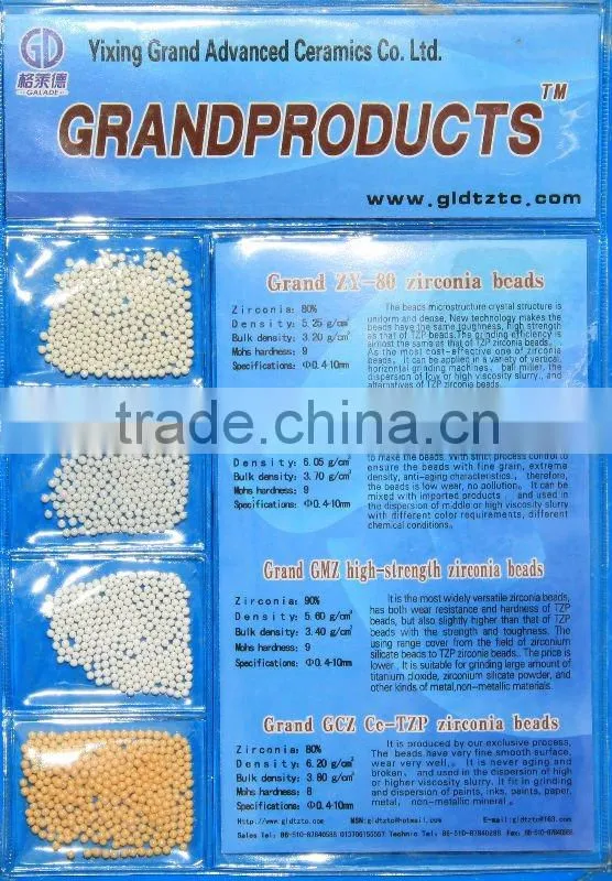 95% zro2 ceramic milling ball