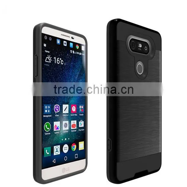 2016 Hybrid TPU+PC metal armor case for lg v20