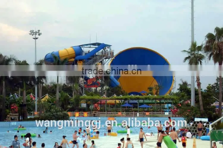2016 new products fiberglass big water slides