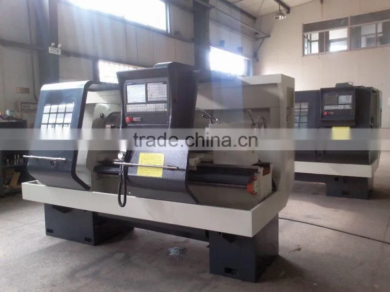 stainless steel tube polishing machine CKG160A CNC tube threading lathe