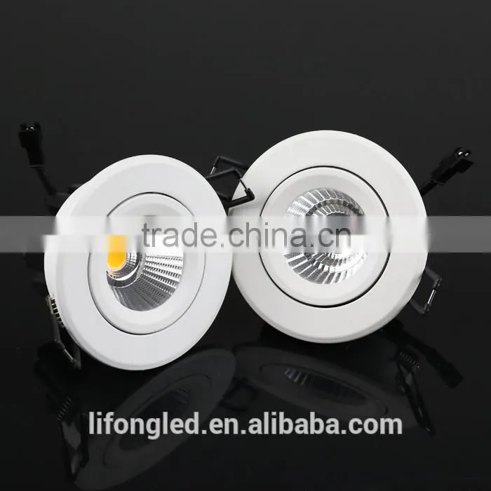 Recessed LED COB Downlight 7W with Dimmable LED driver
