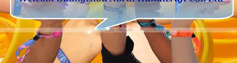 activity tracker woven armband for Auto show event