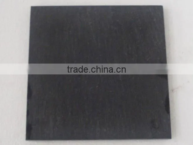 Black slate square placemat 30544